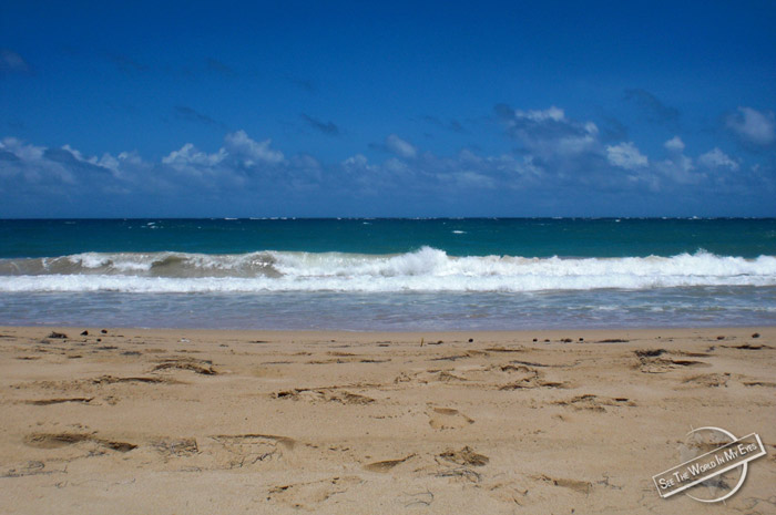 Blue Sea at Local Conado Beach in San Juan, Puerto Rico Blue Sea at Local Conado Beach in San Juan, Puerto Rico