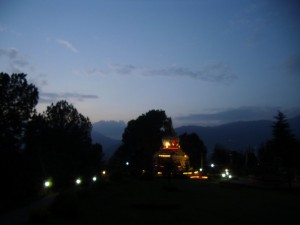 Last Sunset over Kopan Monastery Last Sunset over Kopan Monastery