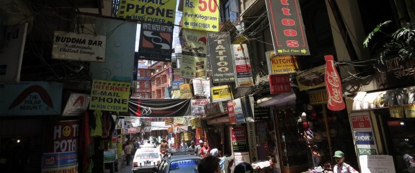 Running Errands on a Travel Sunday in Thamel, Kathmandu, Nepal Running Errands on a Travel Sunday in Thamel, Kathmandu, Nepal