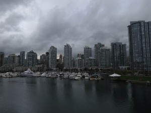 High-Rise Condominium Glass Towers in Vancouver, Canada High-Rise Condominium Glass Towers in Vancouver, Canada