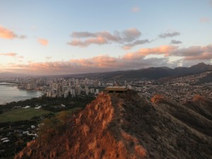 Diamond Head view of Waikiki, Oahu, Hawaii Diamond Head view of Waikiki, Oahu, Hawaii