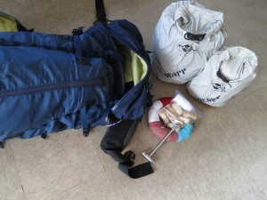 Wrapped up Tabla to fit in my Backpack Wrapped up Tabla to fit in my Backpack