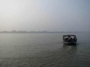 Hazy View of the Ganga in Kolkata, India Hazy View of the Ganga in Kolkata, India