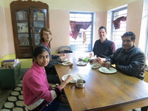 Dennis Kopp having Lunch with the Family in Kolkata, India Dennis Kopp having Lunch with the Family in Kolkata, India