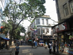 Touristic Sudder Street in Kolkata, India Touristic Sudder Street in Kolkata, India