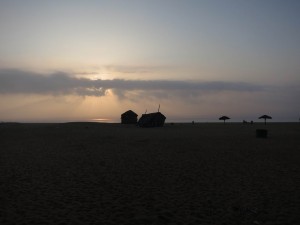 Sunrise at the Beach in Puri, India Sunrise at the Beach in Puri, India