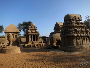 UNESCO enlisted Five Rathas in Mamallapuram, India