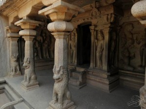 Rock-Cut Cave Temple in Mamallapuram, India Rock-Cut Cave Temple in Mamallapuram, India