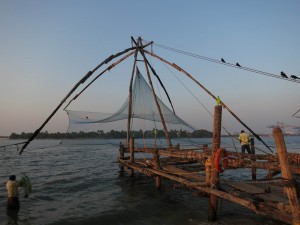 Chinese Fishing Net at the tip of Fort Cochin Chinese Fishing Net at the tip of Fort Cochin