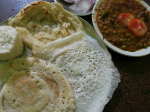 Appam, Puttu, Parotta and Dosa with Curry Appam, Puttu, Parotta and Dosa with Curry