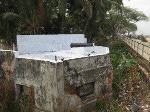 Cannon on a Wall where the Fort once stood Cannon on a Wall where the Fort once stood