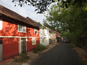 Green Street in Tranquil Fort Cochin, India Green Street in Tranquil Fort Cochin, India