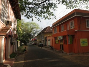 Quiet Street in Fort Cochin, Kerala, India Quiet Street in Fort Cochin, Kerala, India