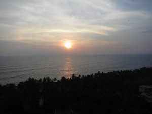 Evening Sky by the Sea in Amritapuri Evening Sky by the Sea in Amritapuri