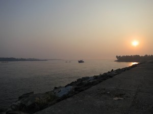 Sunrise at the Dolphin Beach Backwaters Sunrise at the Dolphin Beach Backwaters