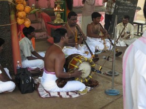 Musicians at the Temple in Varkala, India Musicians at the Temple in Varkala, India