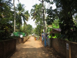 Dirt Road of Varkala Beach Settlement Dirt Road of Varkala Beach Settlement