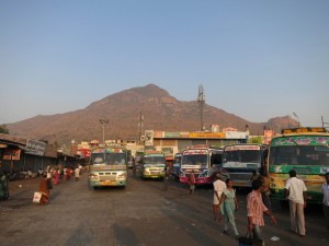 Arunachala from the Bus Station Arunachala from the Bus Station