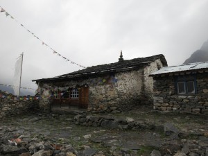 Old Stone built Kyanjin Gompa, Nepal Old Stone built Kyanjin Gompa, Nepal