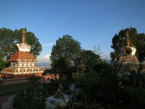 New Stupa at Kopan Monastery in Nepal New Stupa at Kopan Monastery in Nepal