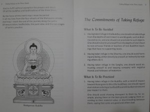 Commitments of Refuge in the Buddha Commitments of Refuge in the Buddha