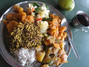 Vegetarian Food at Kopan Monastery - 1 Vegetarian Food at Kopan Monastery - 1
