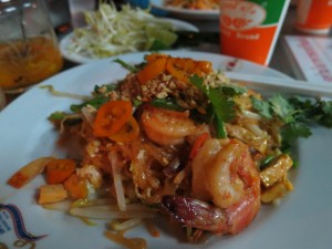 Shrimp Pad Thai in Bangkok, Thailand Shrimp Pad Thai in Bangkok, Thailand