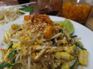 Veg and Tofu Pad Thai in Bangkok Veg and Tofu Pad Thai in Bangkok