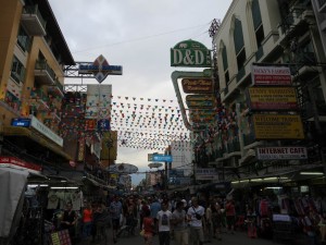 Touristic Khao San Road in Bangkok Touristic Khao San Road in Bangkok