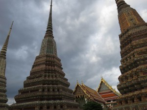 Amazing Mosaic Chedi of Wat Pho in Bangkok Amazing Mosaic Chedi of Wat Pho in Bangkok