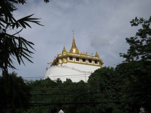 The Golden Mountain by Wat Saket, Bangkok The Golden Mountain by Wat Saket, Bangkok