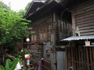  Wooden Mahakan Fort Village in Bangkok
