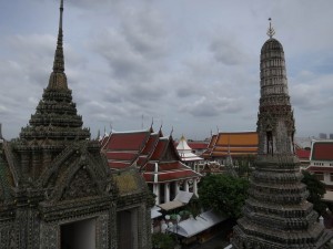 Overlooking Wat Arun in Bangkok, Thailand Overlooking Wat Arun in Bangkok, Thailand