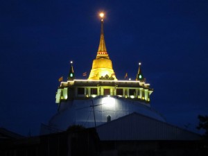The Golden Mountain at Night in Bangkok The Golden Mountain at Night in Bangkok