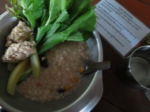 Theravada Breakfast without Pleasure at Wat Suan Mokkh, Thailand Theravada Breakfast without Pleasure at Wat Suan Mokkh, Thailand