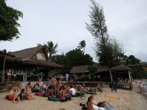 Busiest Beach on Koh Tao Island in Thailand Busiest Beach on Koh Tao Island in Thailand