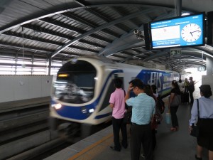 Airport Rail Link Train in Bangkok, Thailand Airport Rail Link Train in Bangkok, Thailand