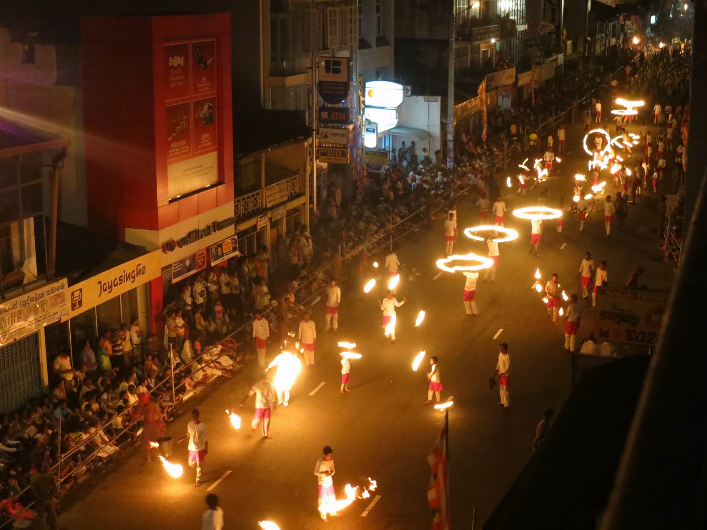 Esala Perahera Fire Handlers at Kandy Tooth Festival in Sri Lanka Esala Perahera Fire Handlers at Kandy Tooth Festival in Sri Lanka