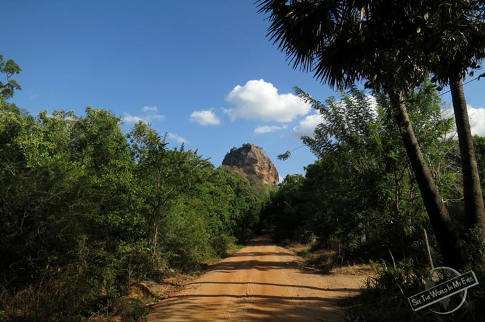Ancient Rock City of Sigiriya in Sri Lanka from the Distance Ancient Rock City of Sigiriya in Sri Lanka from the Distance