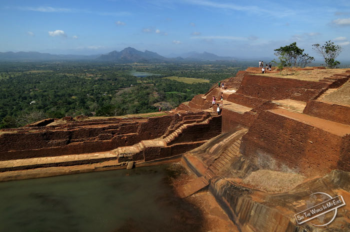UNESCO Ruins atop Sigiriya Rock in Sri Lanka UNESCO Ruins atop Sigiriya Rock in Sri Lanka
