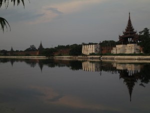 City Wall and Moat of Mandalay, Myanmar City Wall and Moat of Mandalay, Myanmar