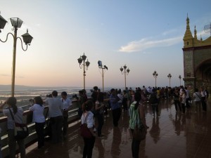 Viewing Platform on Mandalay Hill, Myanamar Viewing Platform on Mandalay Hill, Myanamar