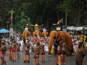 Jugglers and Elephants at Esala Perahera Parade in Kandy, Sri Lanka Jugglers and Elephants at Esala Perahera Parade in Kandy, Sri Lanka