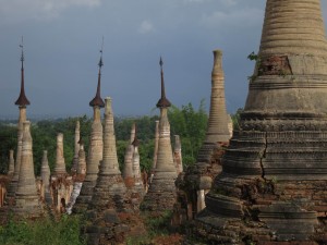 Crumbling Zedi of Shwe Inn Thein Paya in Inthein, Myanmar Crumbling Zedi of Shwe Inn Thein Paya in Inthein, Myanmar