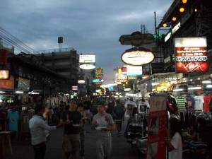The People on Khao San Road in Bangkok, Thailand The People on Khao San Road in Bangkok, Thailand
