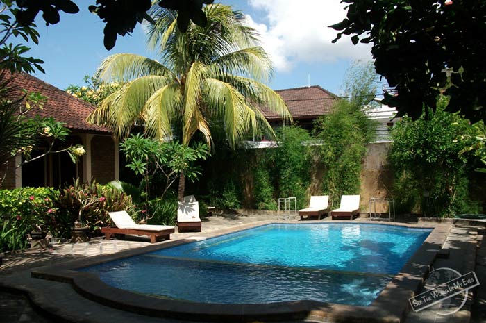 Pool at the Hotel in Kuta on Bali, Indonesia Pool at the Hotel in Kuta on Bali, Indonesia
