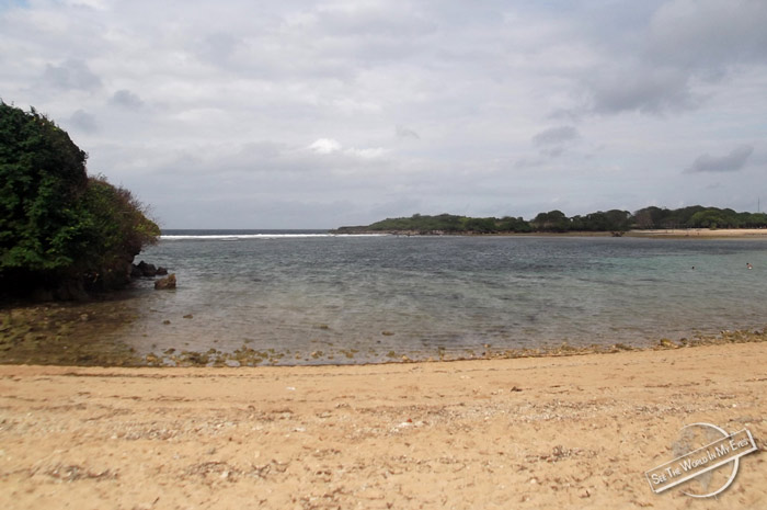 Yellow Gravel Beach by Nusa Dua on Bali, Indonesia Yellow Gravel Beach by Nusa Dua on Bali, Indonesia