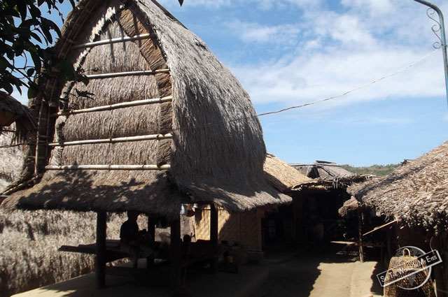 Straw Huts of the Sasak Village Sade on Lombok, Indonesia