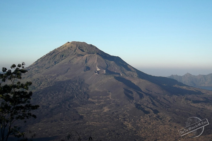 Active Volcano Gunung Batur centered in an ancient Crater on Bali, Indonesia Active Volcano Gunung Batur centered in an ancient Crater on Bali, Indonesia