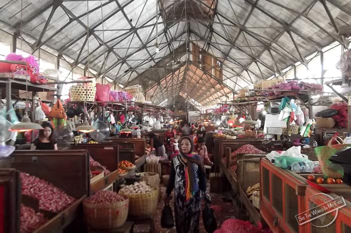 Traditional Market of the Arab Quarter in Surabaya on Java, Indonesia Traditional Market of the Arab Quarter in Surabaya on Java, Indonesia